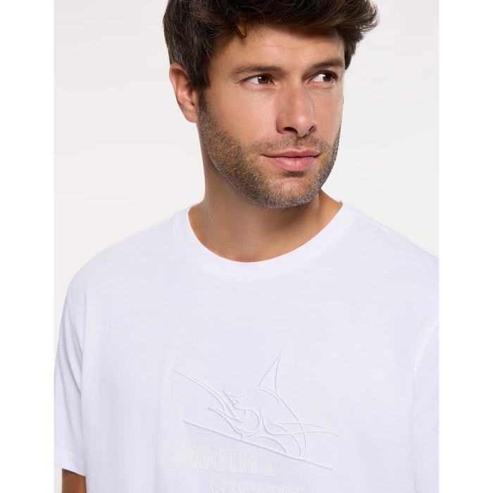 Camiseta Manga Corta Blanca - Steady