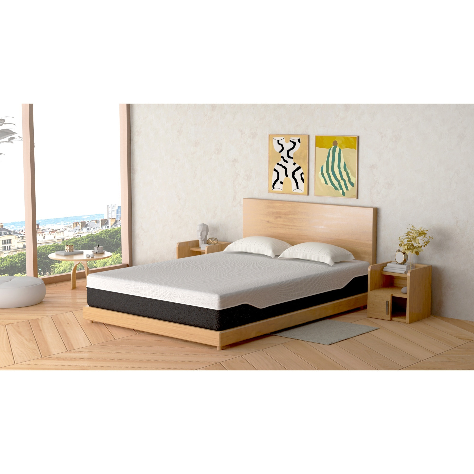 Materasso MemoryFoam Soft,zone differenziate,traspirante 160x190x24cm