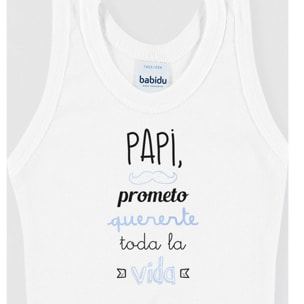 Body bebé tirantes personalizado frases