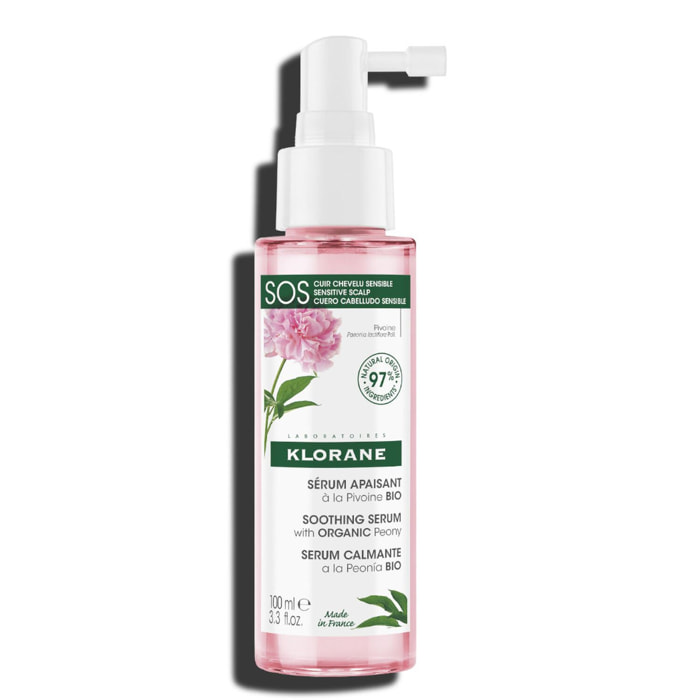 Pivoine Bio - Sérum Apaisant - Cuir chevelu irrité - 100 ml
