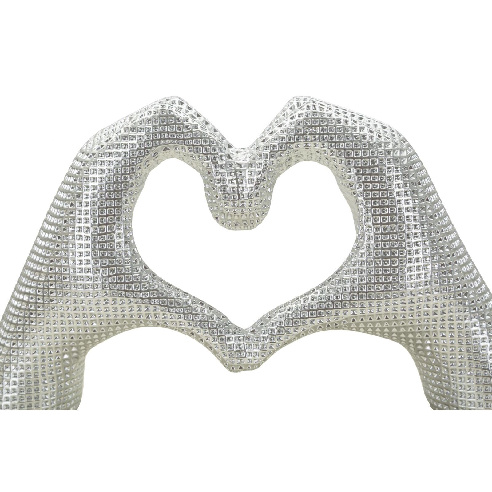 SCULTURA LOVER SILVER CM 25X7,5X13,5
