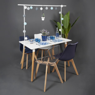Barre Deco De Table Ajustable Interieur Et Exterieur Blanc