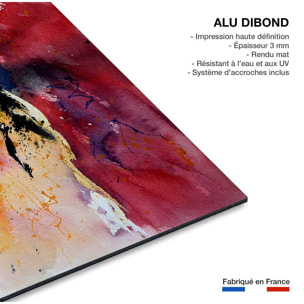 Tableau peint abstraite aquarelle Tableau alu Dibond