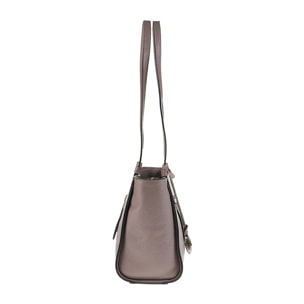 Borsa a mano da donna Made in Italy - Modello Valeria Nova - 100% pelle - 42.0 x 21.5 x 12.5 cm