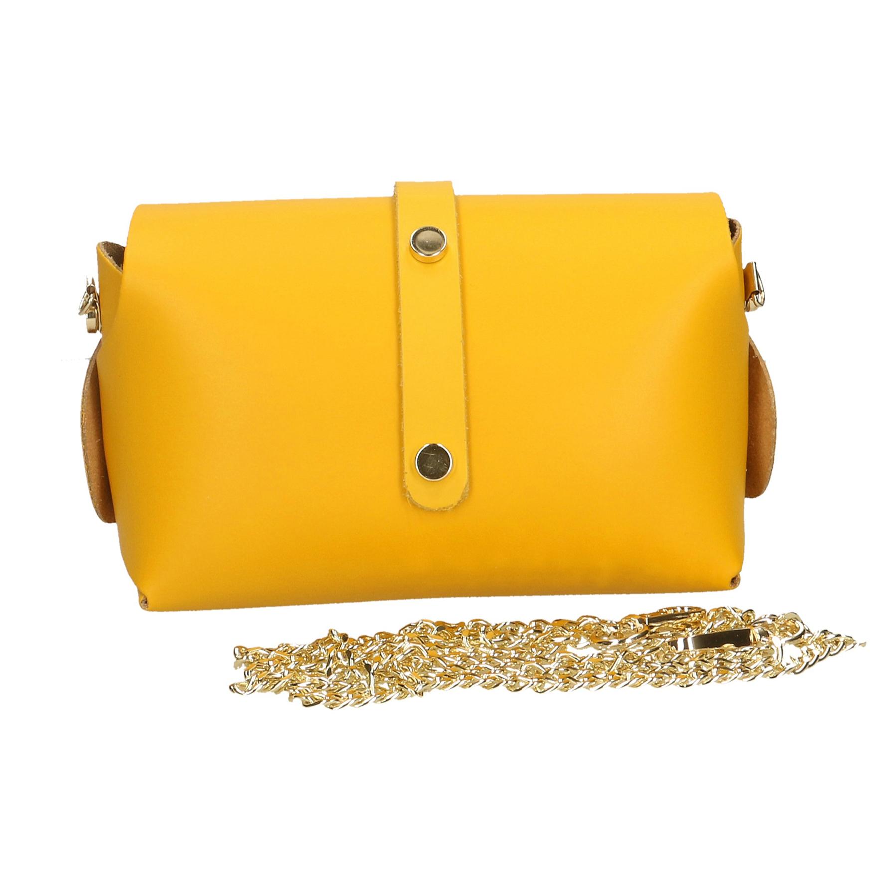 Chicca Borse Borsetta Clutch Giallo