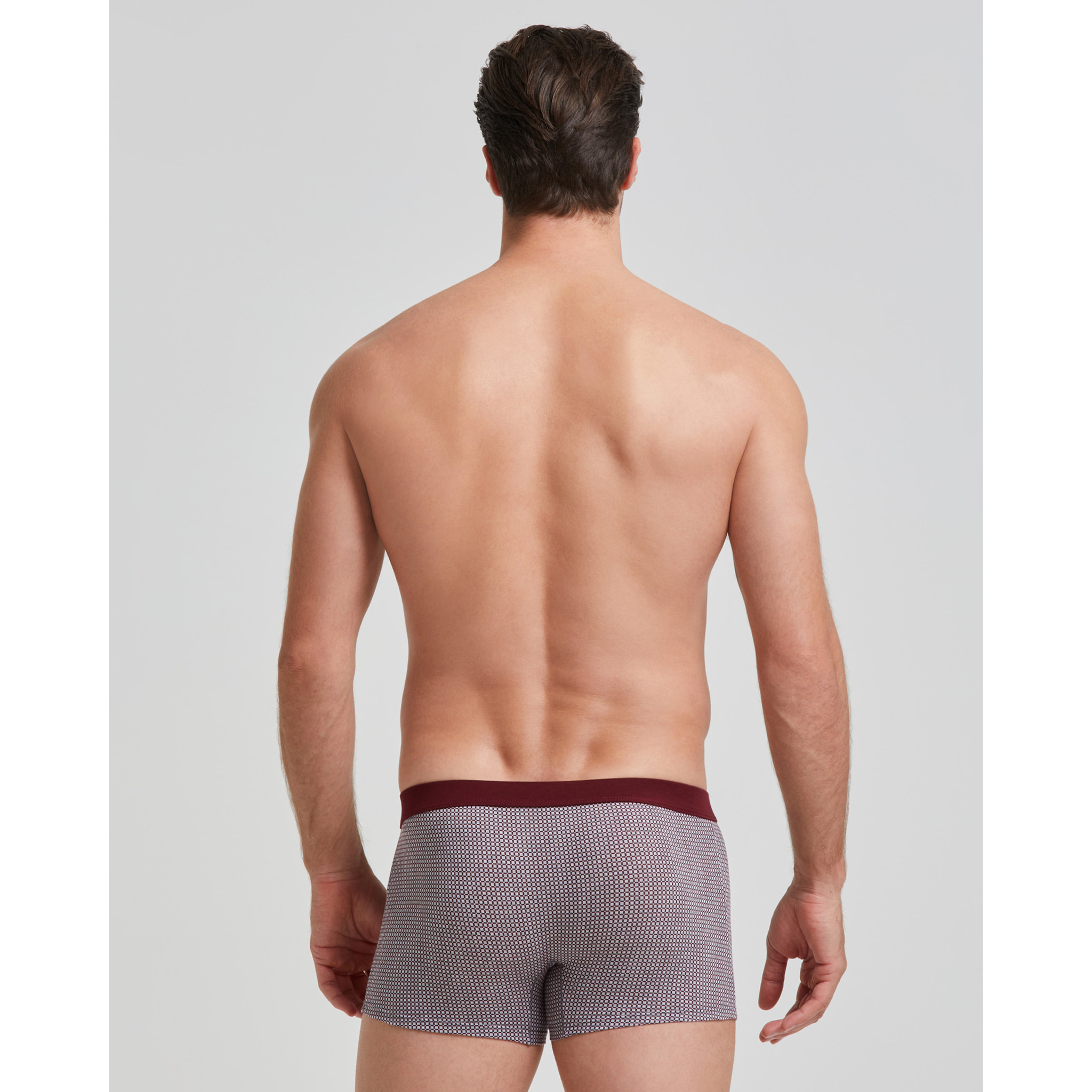 Boxer cotone motivo cravatteria