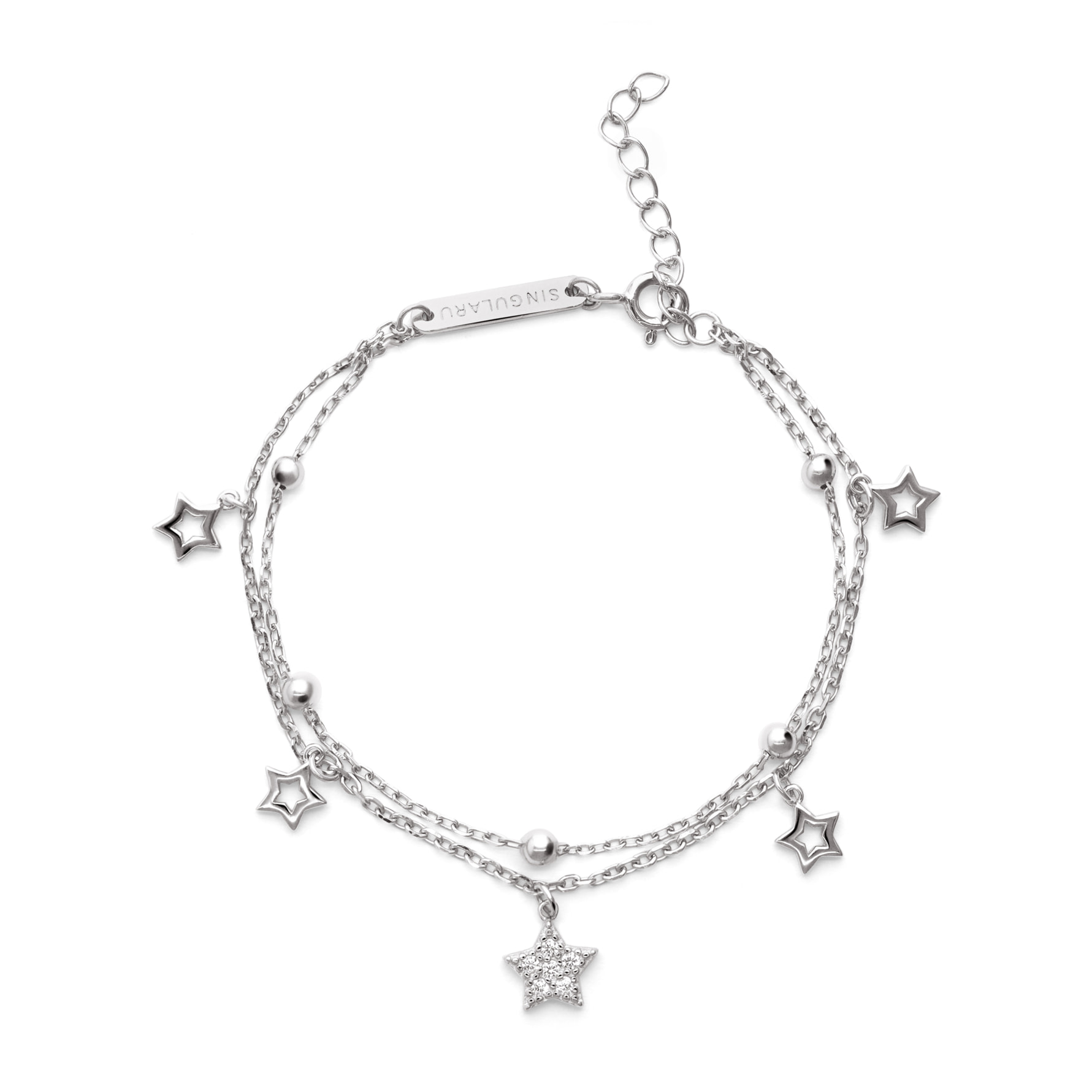 Pulsera Mil Estrellas Plata