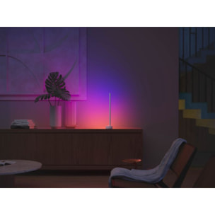 Lampe connectée PHILIPS HUE Gradient Signe noir White&Color Ambiance