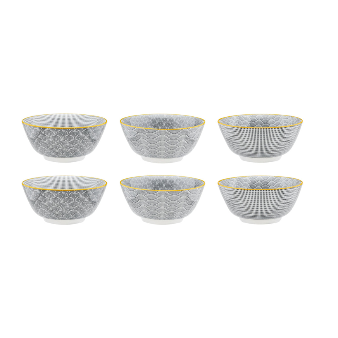 Bol PATTERN Ø15cm - 6 pièces - Eclipse