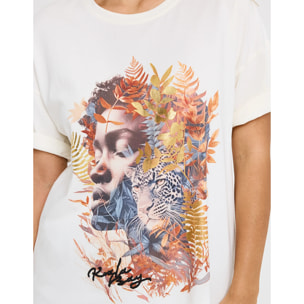 Camiseta Manga Corta Estampado - Savagefe