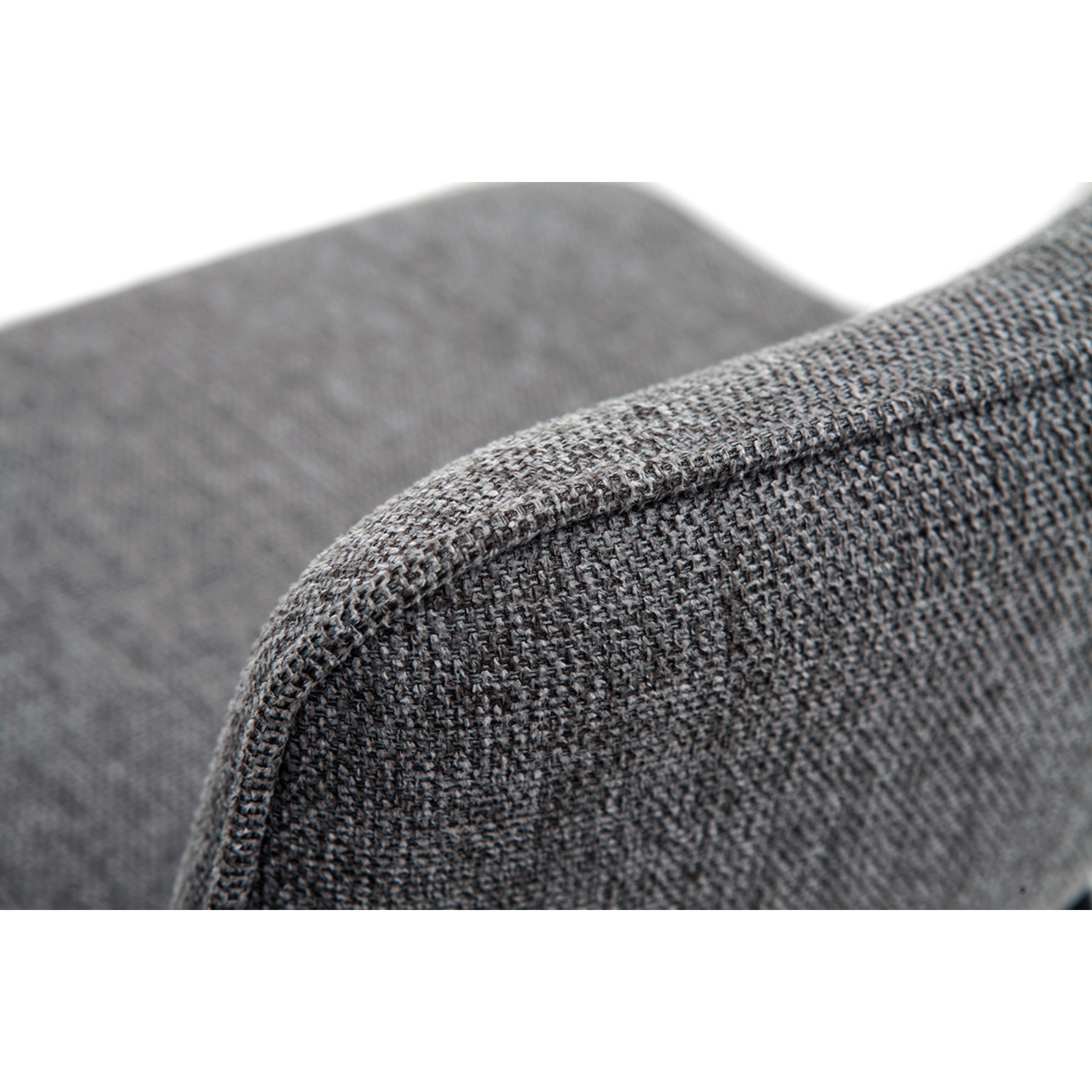 Tabourets de bar en tissu effet velours texturé gris et métal H65 (lot de 2) BOOST
