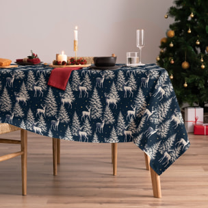 Nappe antitache NORTHLAND BLEU - 100% Coton