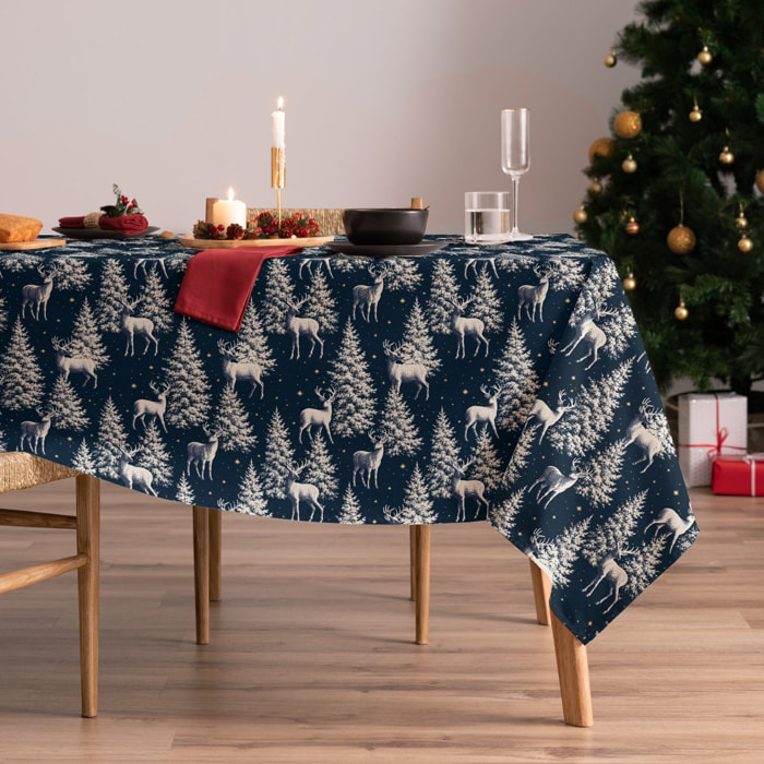 Nappe antitache NORTHLAND BLEU - 100% Coton