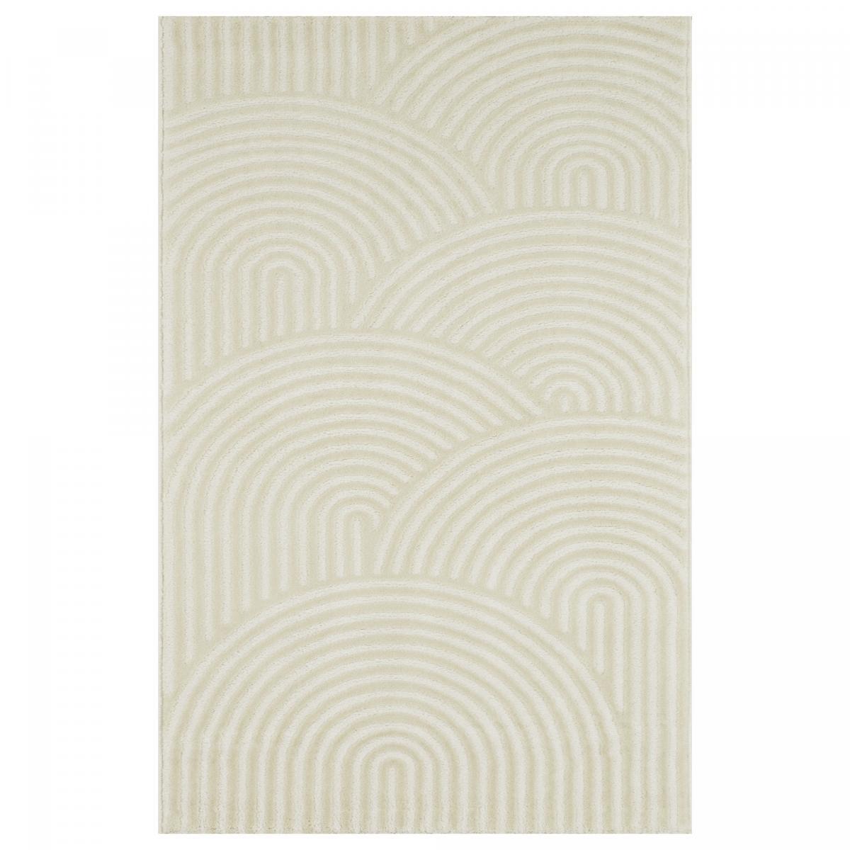 Tapis salon 160x230 CEROTEA Crème tapis tendance