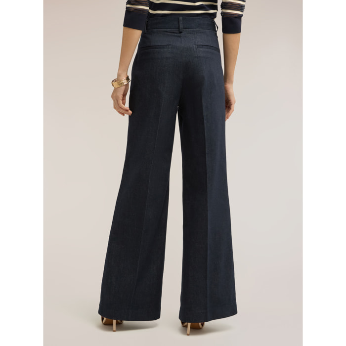 Motivi - Jeans palazzo en denim - Azul