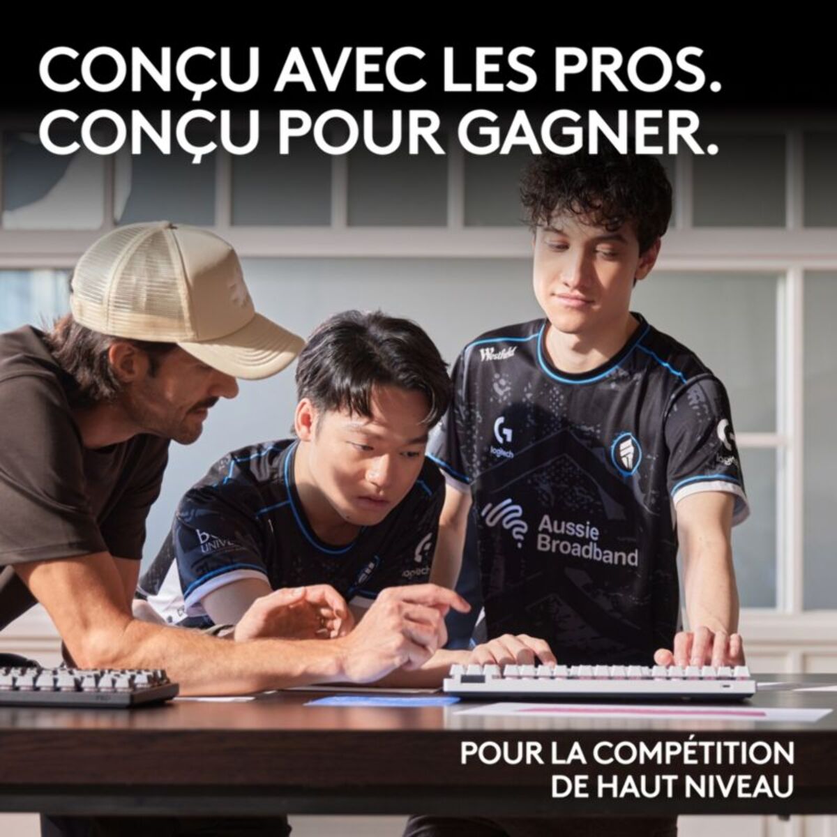 Clavier gamer sans fil LOGITECH Pro X LIGHTSPEED  TKL Tactile Noir