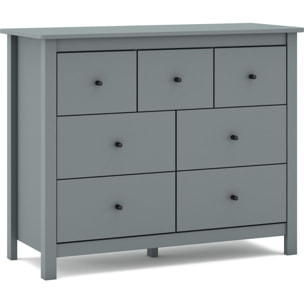 Commode 7 tiroirs en bois massif - MACHA