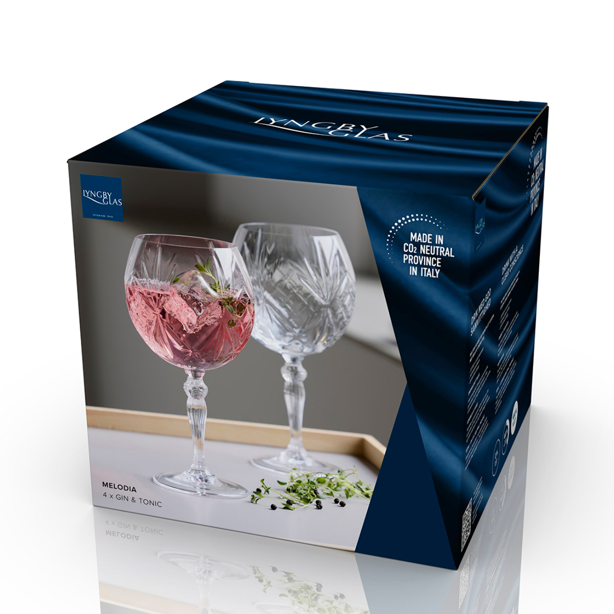 Set de 4 verres à gin tonic Melodia 65 cl