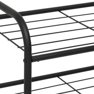 Range-chaussures 12 paires Metty noir