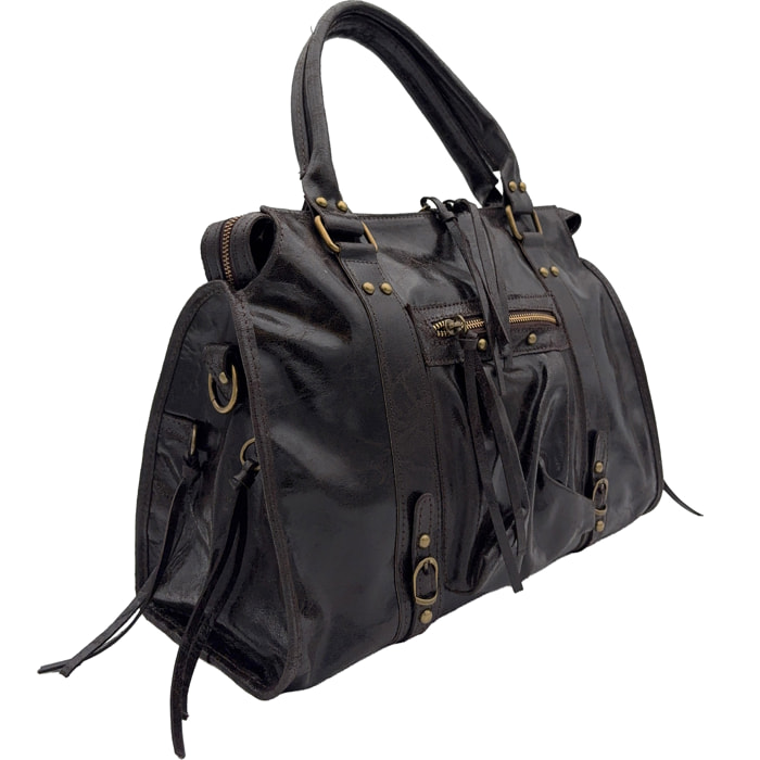Borsa a Mano in Vera Pelle Made in Italy