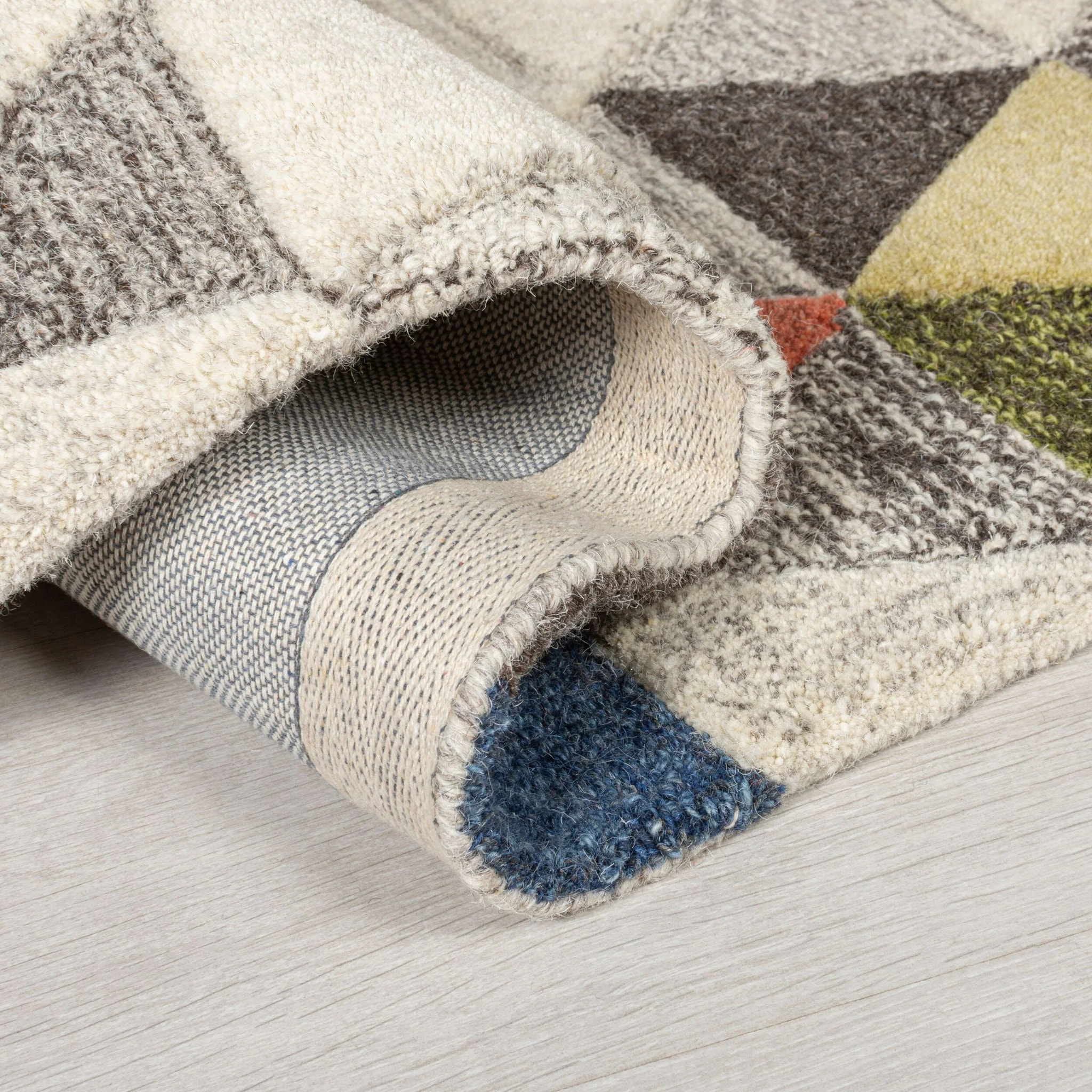 Tapis en laine AMARI Multicolore
