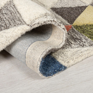 Tapis en laine AMARI Multicolore