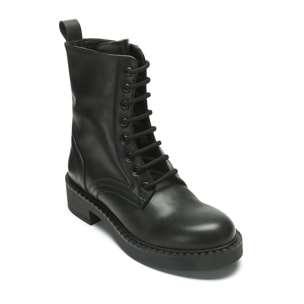 Lace-up British Passport Nero