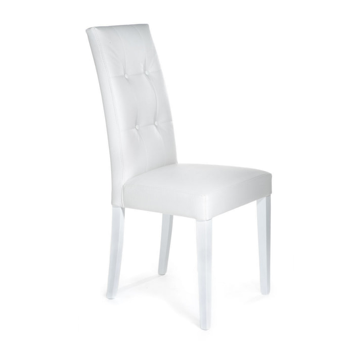 Tomasucci Lot de 2 Chaises DADA BLANCHES