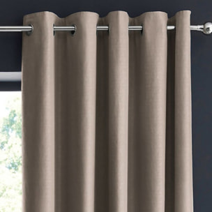 Rideau uni Occultant 100%polyester