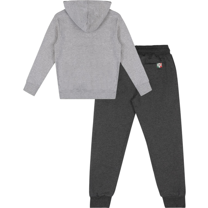 Tuta invernale da bambino con cappuccio e zip "Vintage"