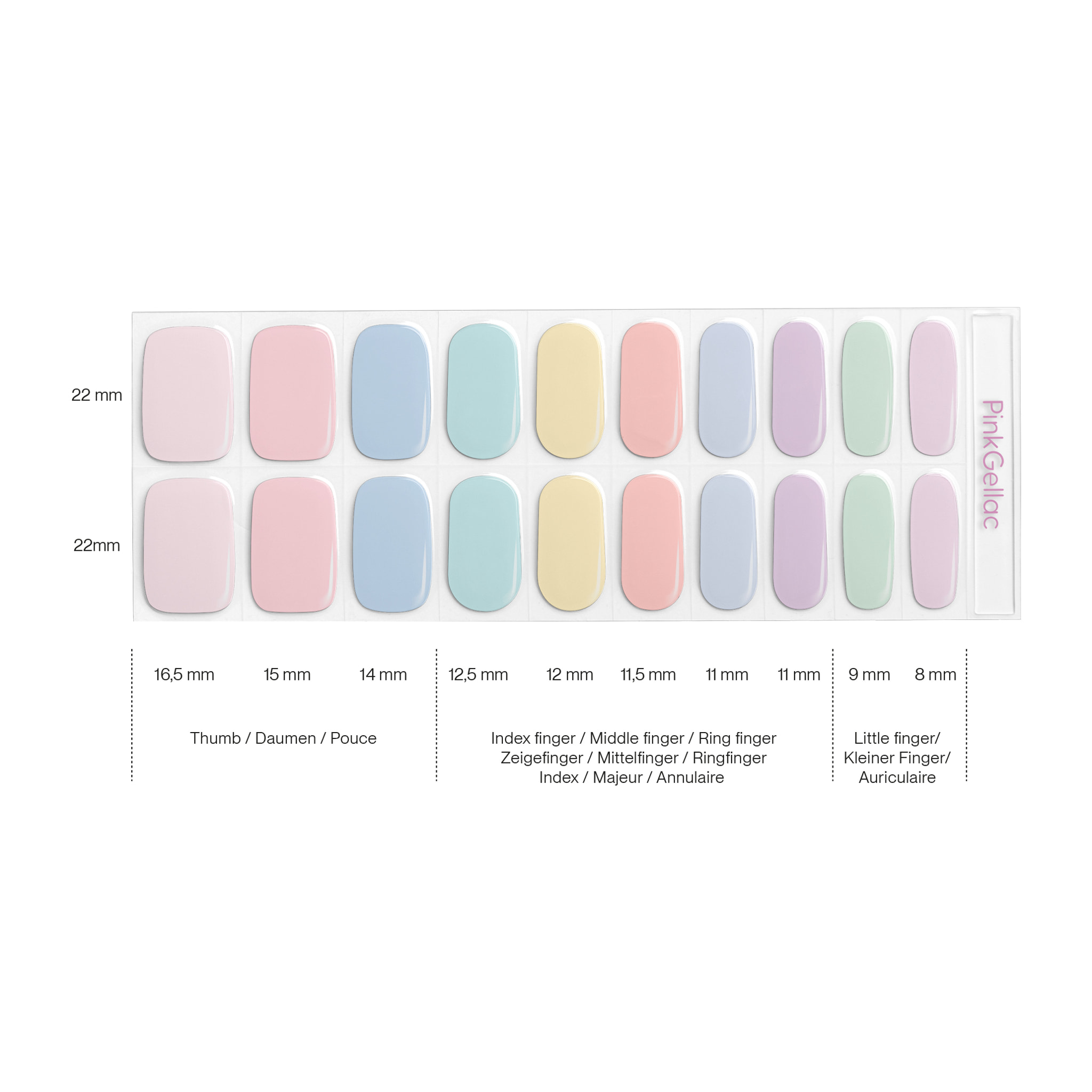 Stickers gel - 0002 Pastel Party