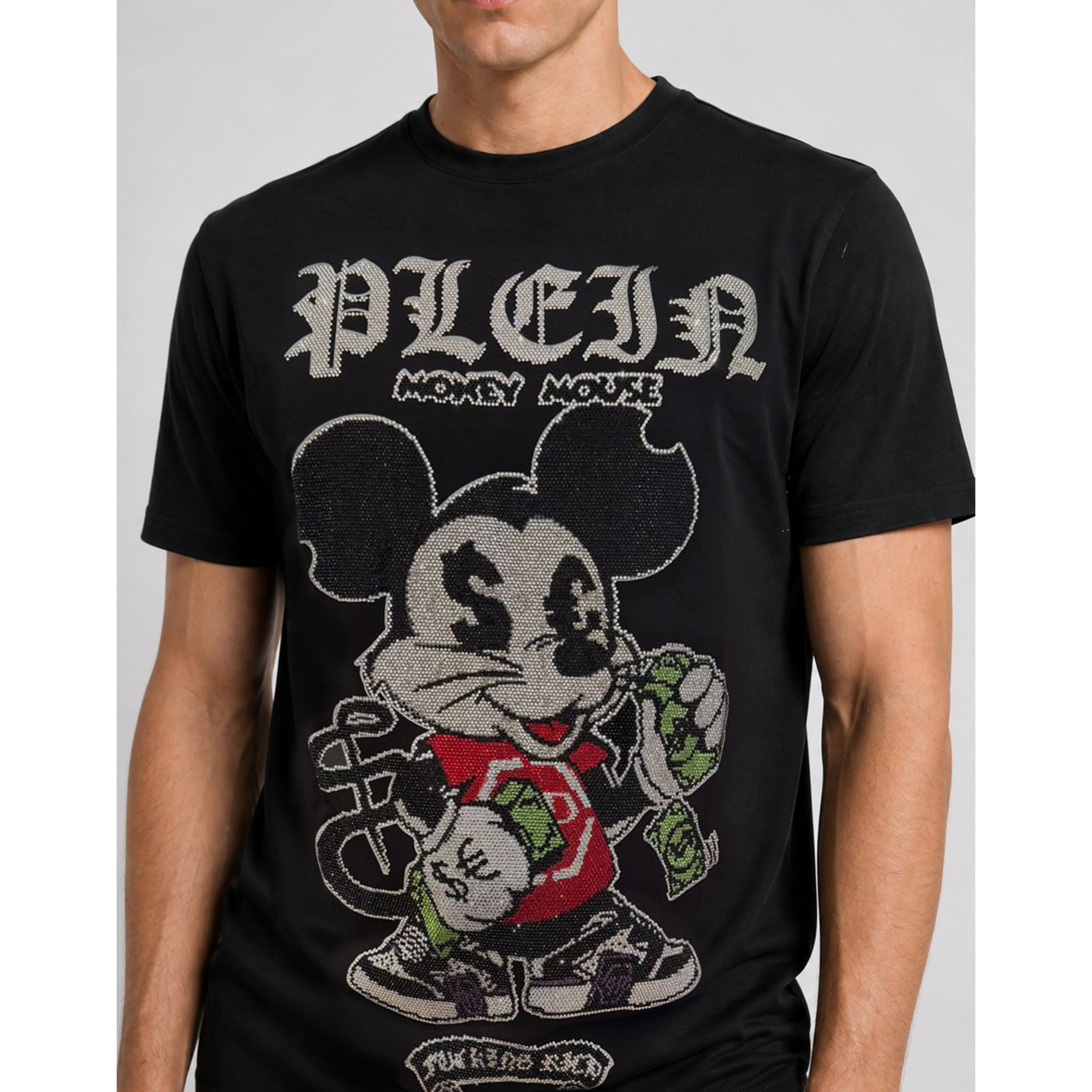 PHILIPP PLEIN T-shirt girocollo a maniche corte MONEY