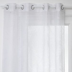 Voilage "Devo" blanc 140x240cm