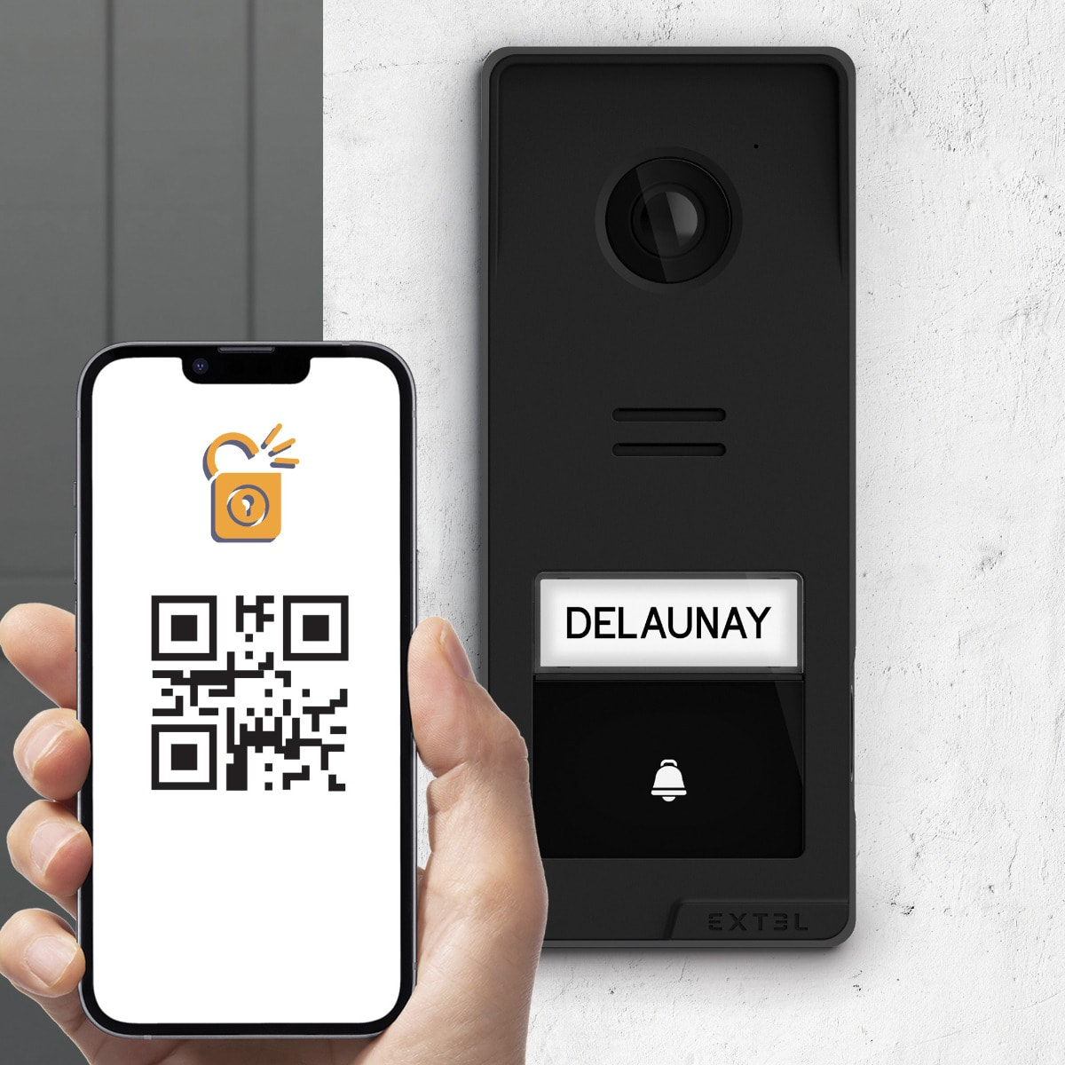 Pack visiophone Wave 3 sans fil, connecté et son répéteur de signal (portée jusqu'à 700 m)