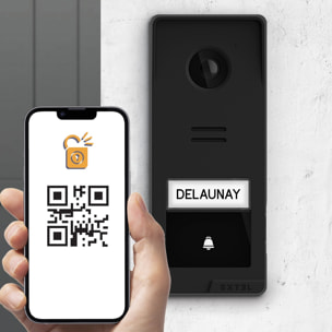 Pack visiophone Wave 3 sans fil, connecté et son répéteur de signal (portée jusqu'à 700 m)