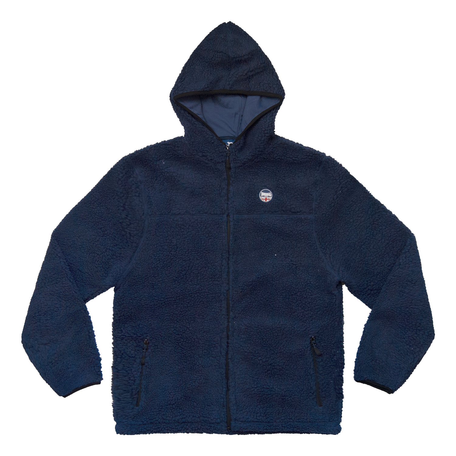 Felpa Uomo LONSDALE Zip Cappuccio Sherpa