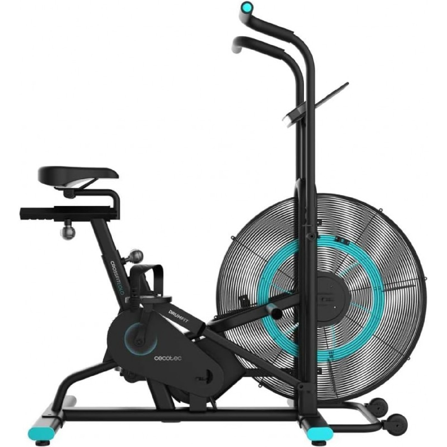 Cecotec Bicicleta Estática Drumfit 3000 Eolo. Resistencia al Aire Ventilador 62c