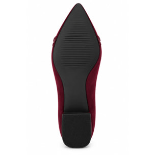 Decollete in simil camoscio - tacco 3,0 cm