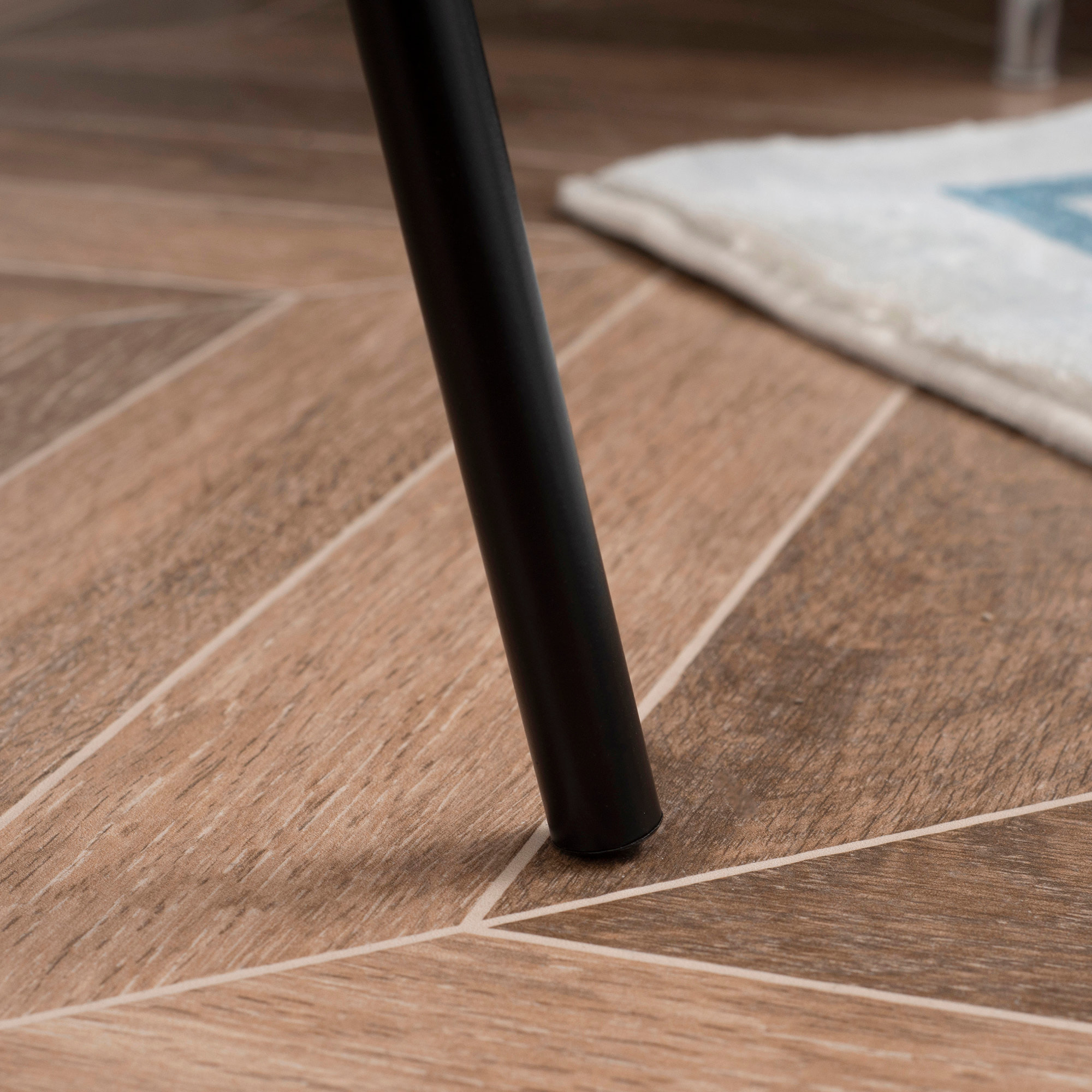 Lámpara de Pie Salón con Pantalla de Luz LED 20W y Trípode de Metal 60x60x163 cm