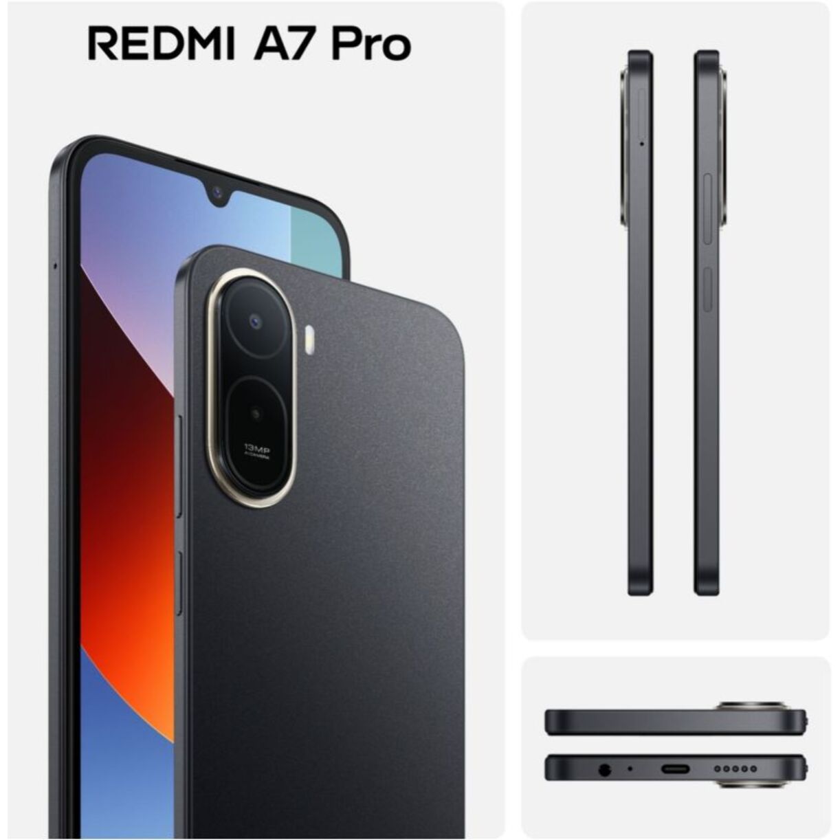 Smartphone XIAOMI Redmi A7 Pro 4G 128Go Noir