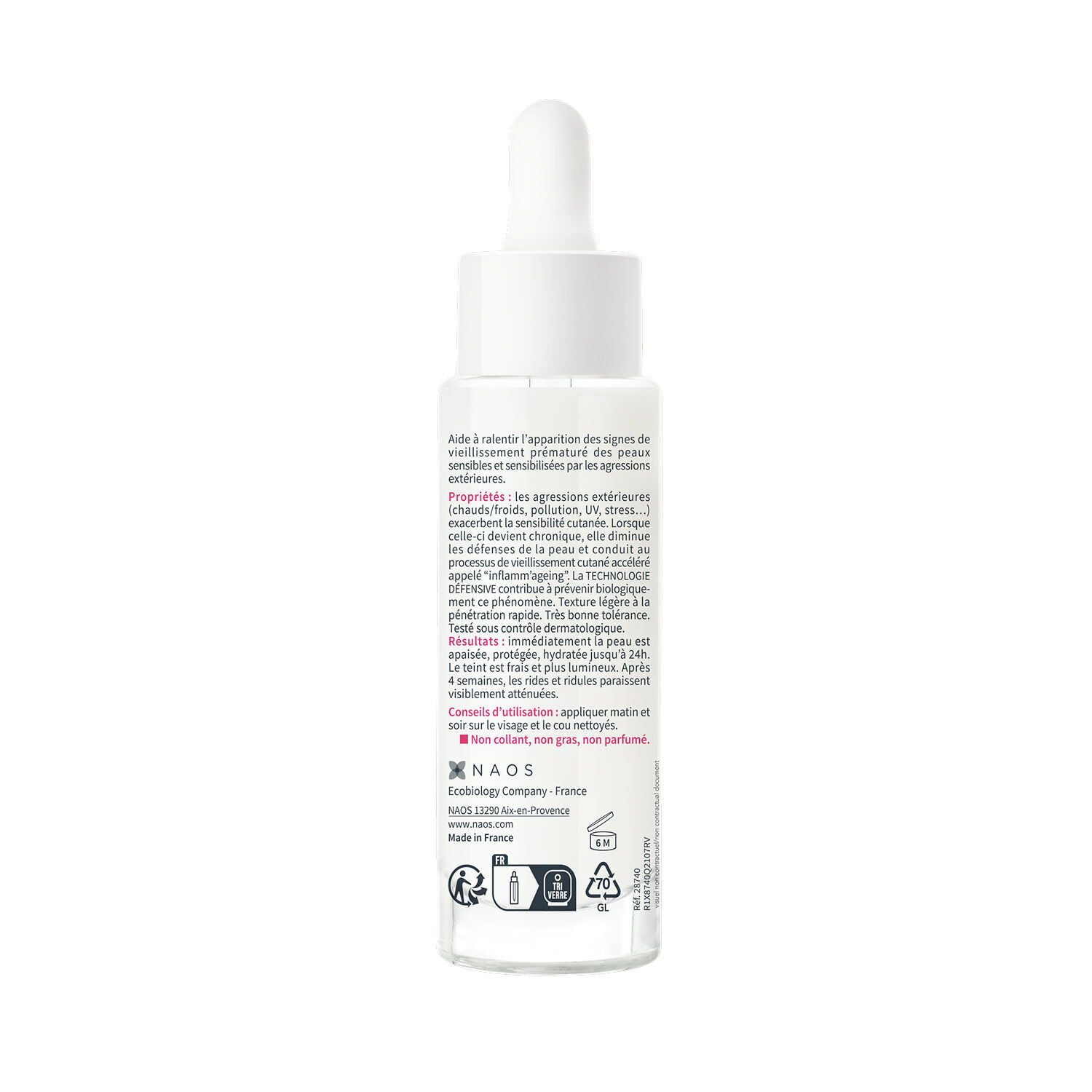 Créaline - Sérum Concentré Hydratant Apaisant Longue Durée 30 ml