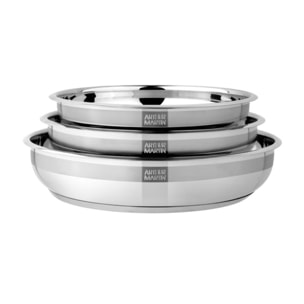 Batterie amovible 10 pièces INOX 18/10