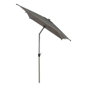 Parasol droit rectangulaire inclinable Loompa 3x2m café