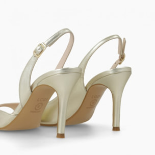 SANDALIAS DORADAS SARIGAL