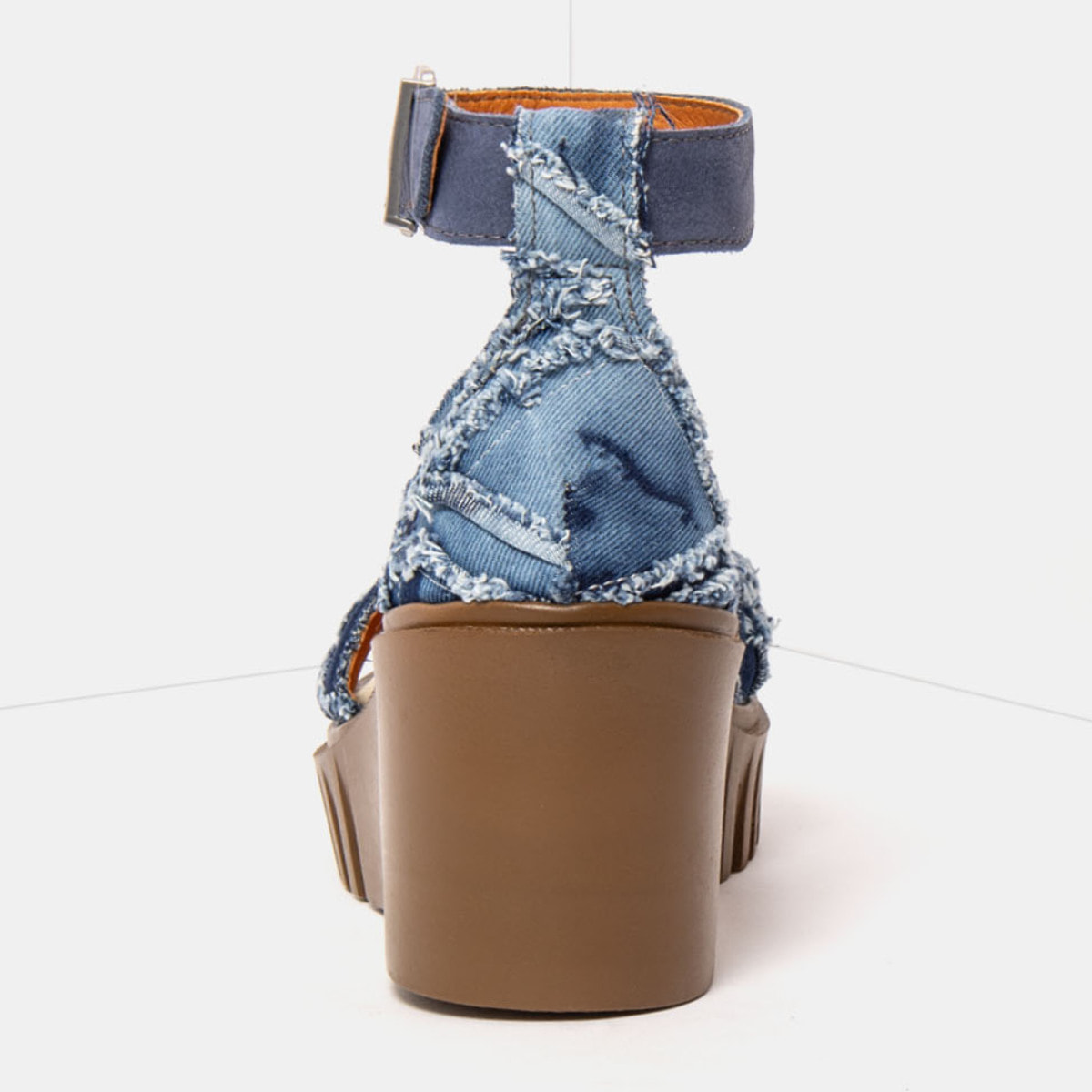 Sandalia de cuña 2085S JEANS OCEAN/ CATANIA color Ocean