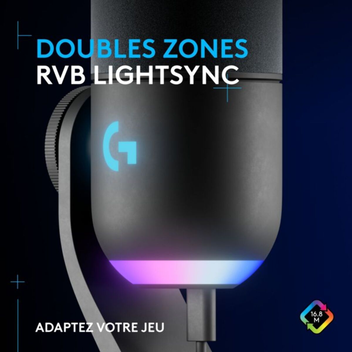 Micro Streaming LOGITECH YETI GX RGB Dynamic