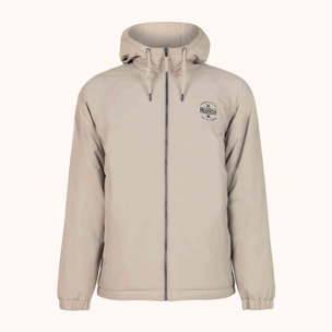 Chaqueta MUNICH lift casual de polyester camel.