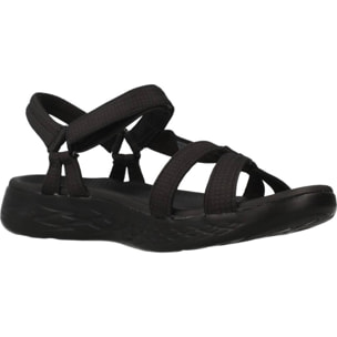 Sandalias Mujer On The Go 600 Brilliancy Negro