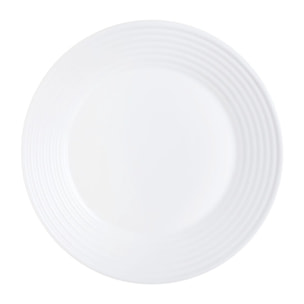 Assiette plate   Harena - Luminarc - en verre opale extra résistant