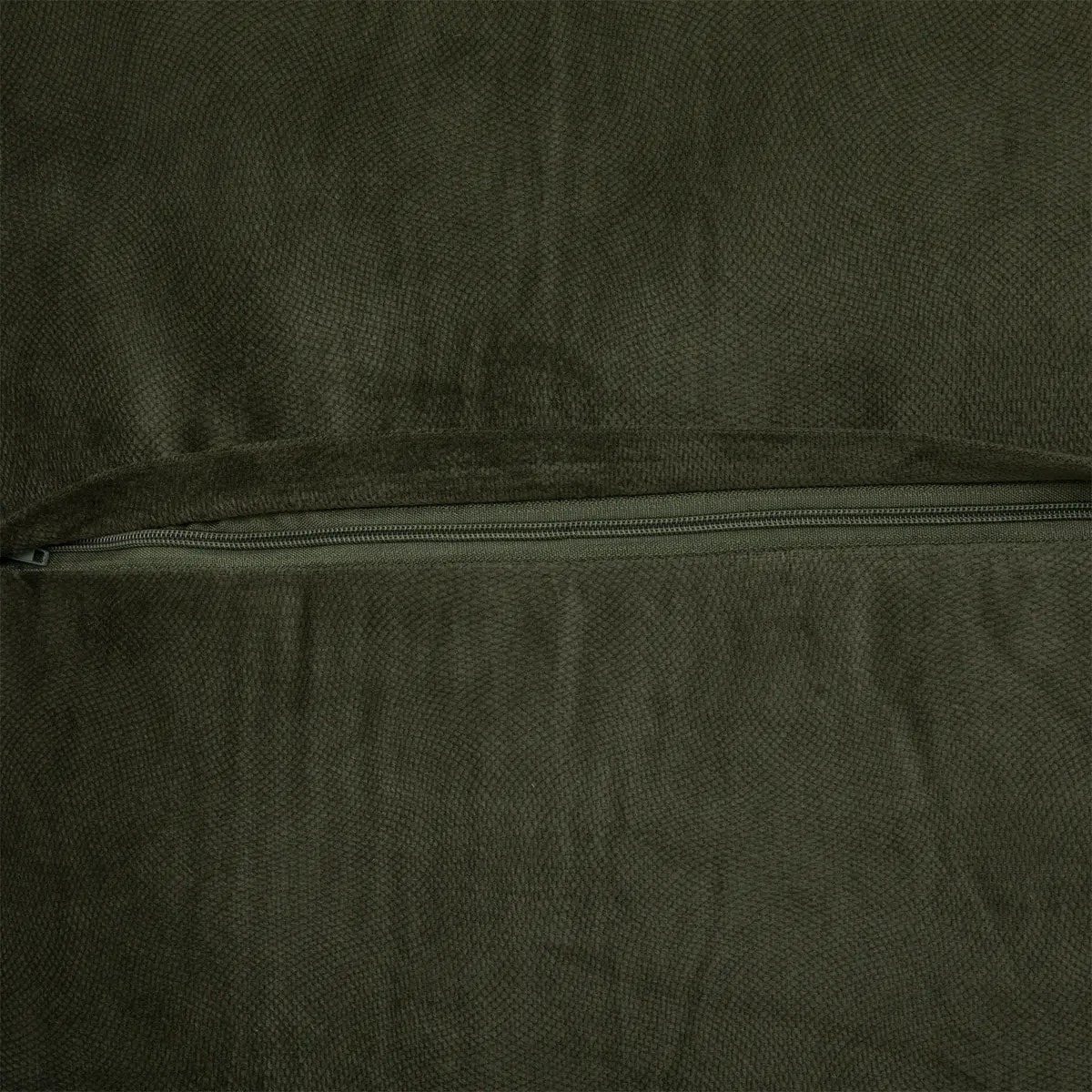 Coussin "LILOU" coton vert kaki 45x45cm